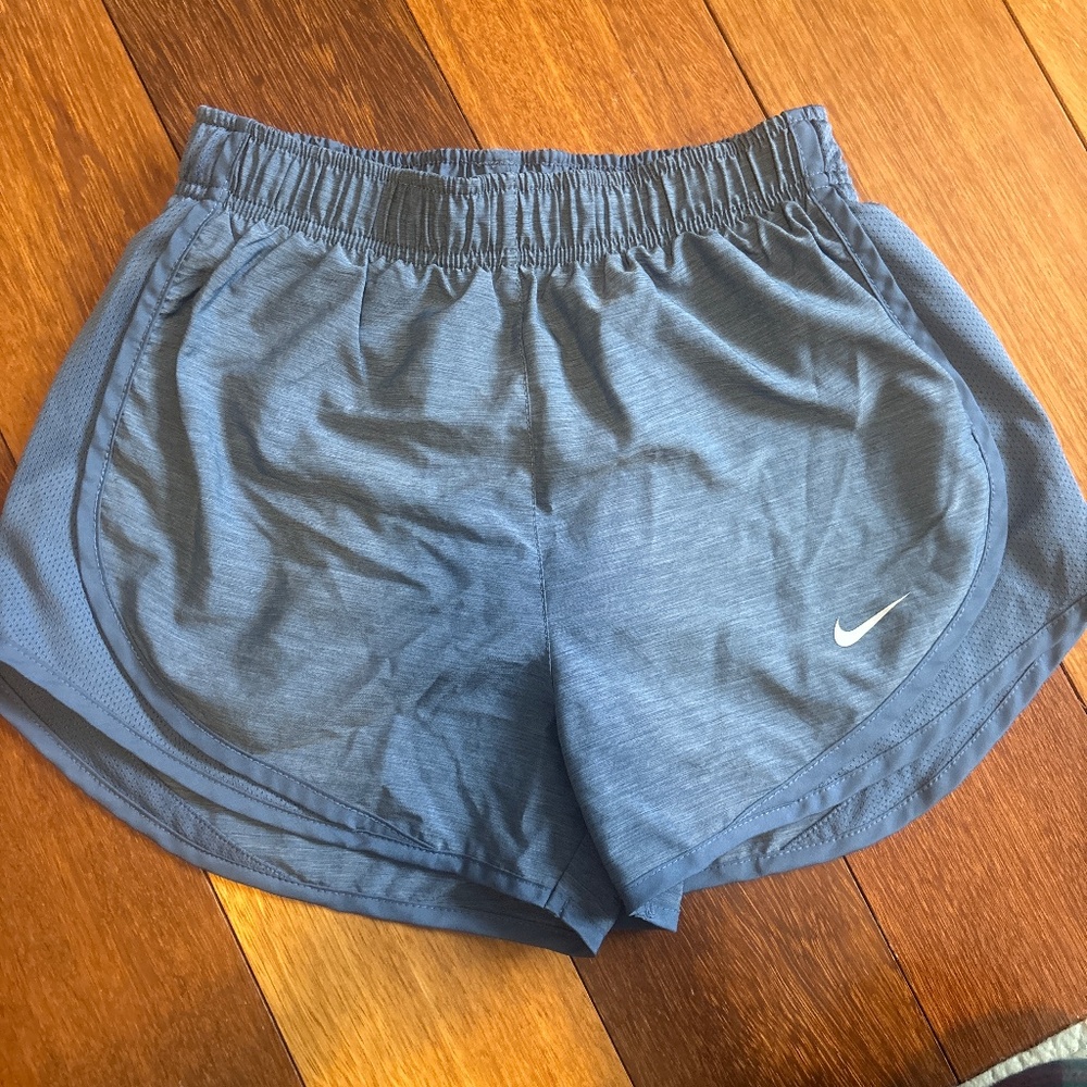 Womens Nike Tempo shorts blue